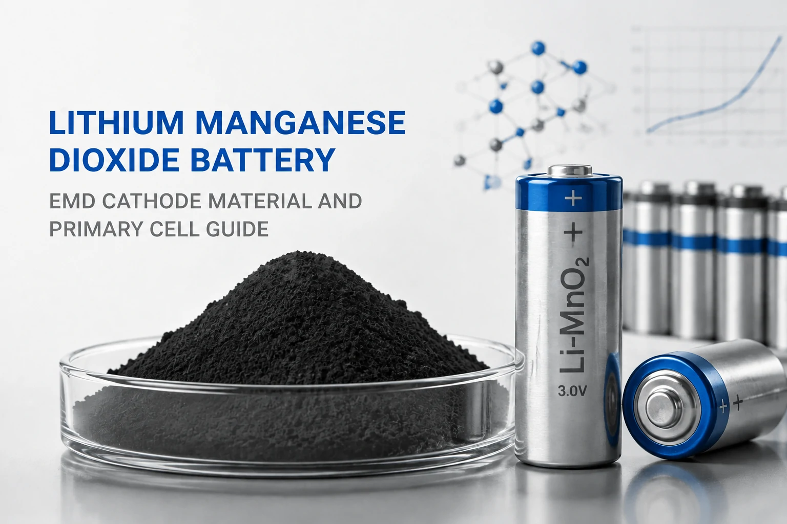 Qu'est-ce qu'une batterie au lithium-dioxyde de manganèse&nbsp;? Matériau de cathode EMD et guide des cellules primaires