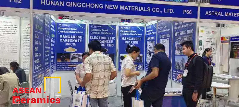 Temps d'exposition de QingChong au salon ASEAN CERAMICS 2024 au Vietnam